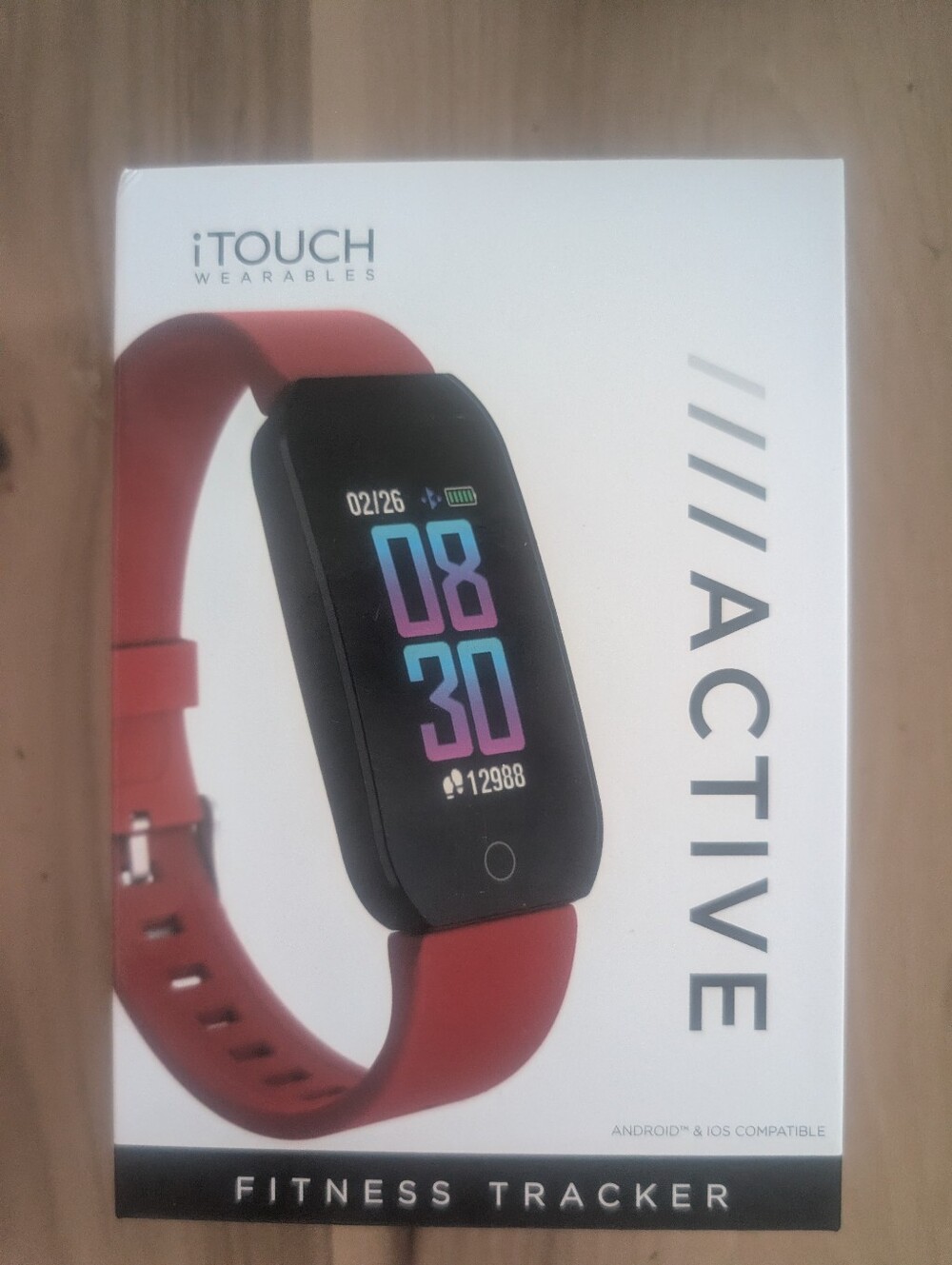 iTouch Fitness Tracker in Red BNIB Does everything others do but 1/2 the cost!